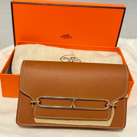 全新愛馬仕錢包短夾 Brand New Hermes Roulis Slim Leather Wallet