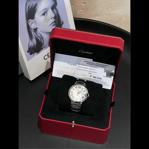 Cartier 藍氣球 自動機械 42 mm