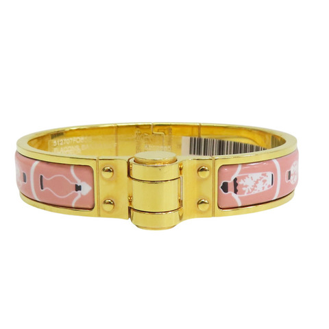 【再降價】Charniere Hinged 手環 粉綠 琺瑯【HERMES 愛馬仕】