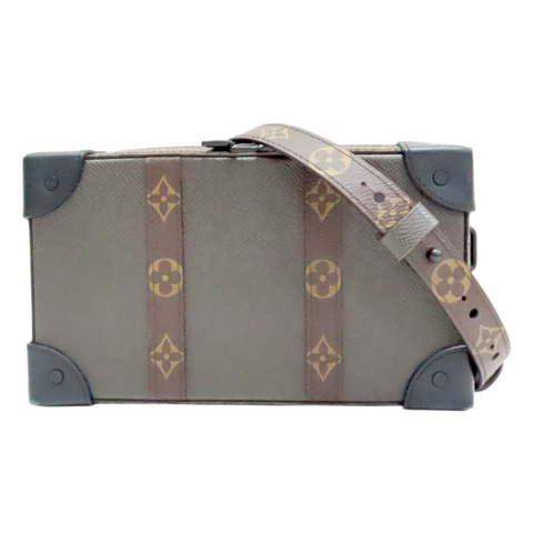 【再降價】棕色 原花 PVC塗層帆布 Soft Trunk 肩背包【LOUIS VUITTON LV 路易威登】 M30697