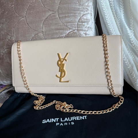 聖羅蘭 Saint Laurent YSL 經典 Kate 鏈條包Kate Chain Bag 皮革 肩背包 腋下包 斜背包