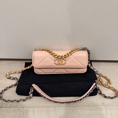 Chanel 19 woc 粉色