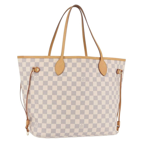 路易威登 Damier Azur Neverfull 中型手提包 N41605 LV 正品 204040A
