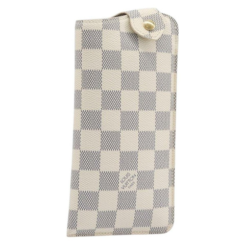 路易威登 Damier Azur Etui lunet MM 眼鏡盒 N60025 LV Auth ar14172V