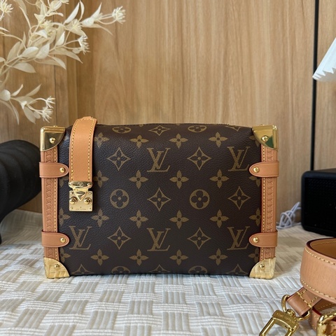 路易威登/Louis Vuitton  老花谷愛凌軟盒子中號 底長23.5cm 芯片款