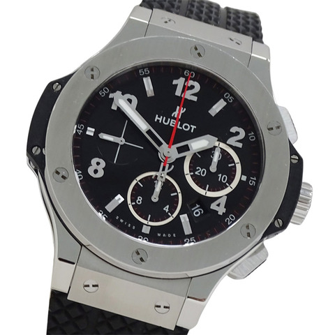 Hublot Big Bang 301.SX.130.RX 男士腕錶，品牌：Hublot，計時碼錶，日期顯示，自動上鍊，不銹鋼（SS），橡膠錶帶。