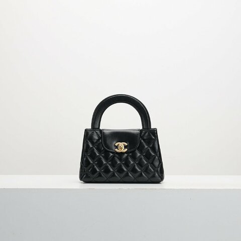 二手Chanel Kelly nano黑金