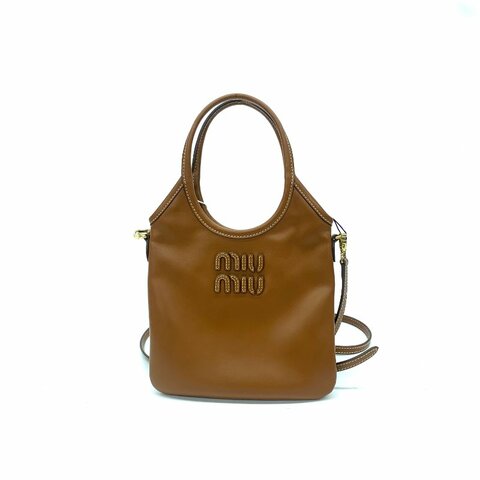 Miu Miu 棕色 ivy tote 肩背包
