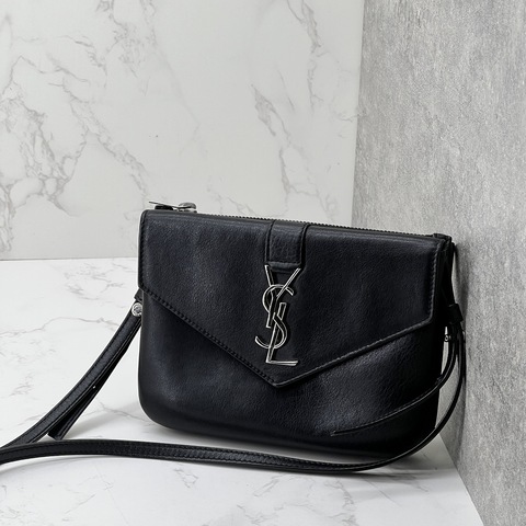 香緹國際精品 YSL Saint Laurent 小牛皮 信封 斜背包 1324