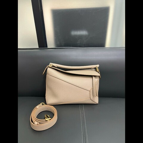 Loewe small puzzle 
Sand color