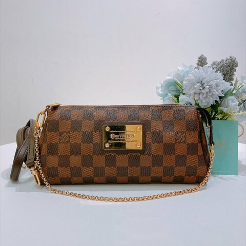 TW5010	Louis Vuitton 路易威登經典棋盤紋兩用包包 Eva Two Way Bag Damier Canvas
