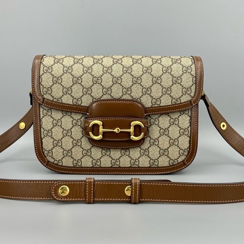 GUCCI 古馳 老花1955中號馬鞍斜挎包 尺寸 25*18