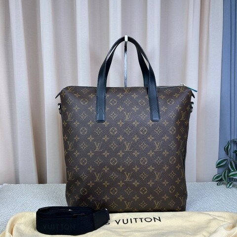 Louis Vuitton 棕色老花手提包肩背包