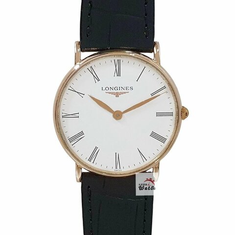 【大眾金時代】LONGINES浪琴 L47738182 嘉嵐系列 2010/03 18K玫瑰金 白羅馬 大眾金時代B1580