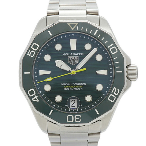 TAG Heuer 豪雅競潛系列專業300公尺潛水錶 WBP5116 綠色錶盤男士腕錶