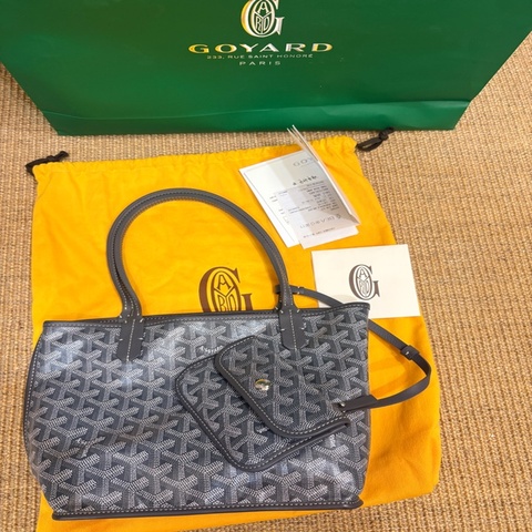 Goyard minitote灰