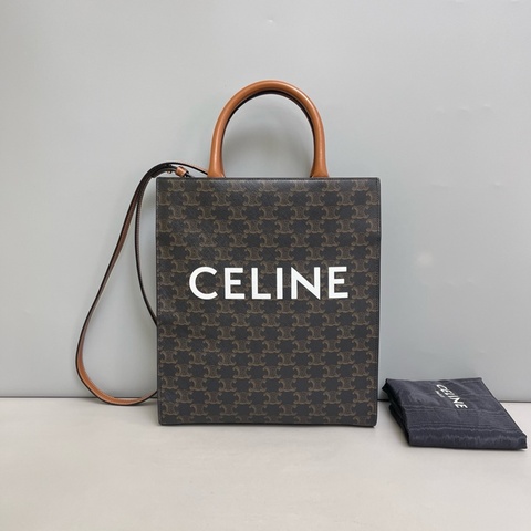 Celine賽琳 Cabas小号凱旋門老花琴譜包