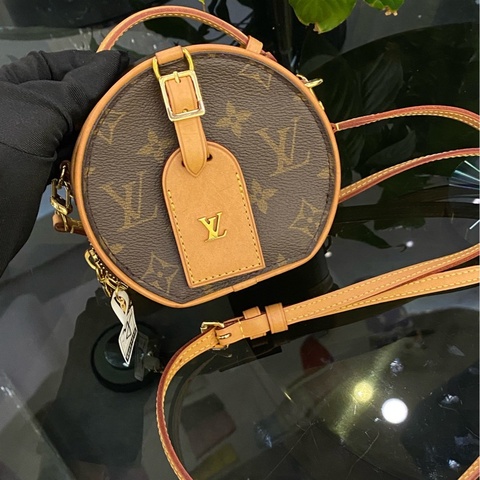 LV 路易威登 Mini Boite Chapeau老花小圓硬餅