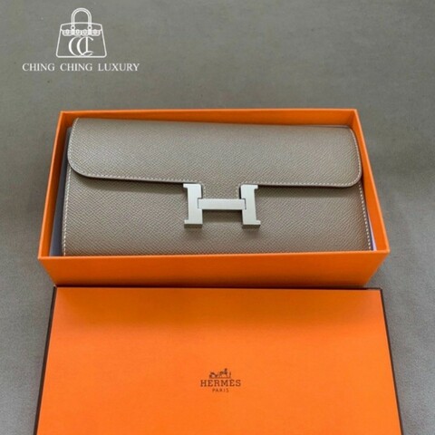 🌈Hermes🧡Constance to go🧡大象灰銀扣🧡99新🌈Epsom皮🌟有貼膜🌟有盒🧡constancetogo🌟constance🌟愛馬仕🌟