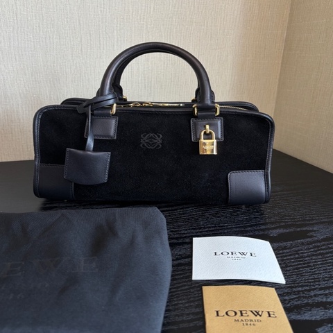 loewe黑金amazona麂皮