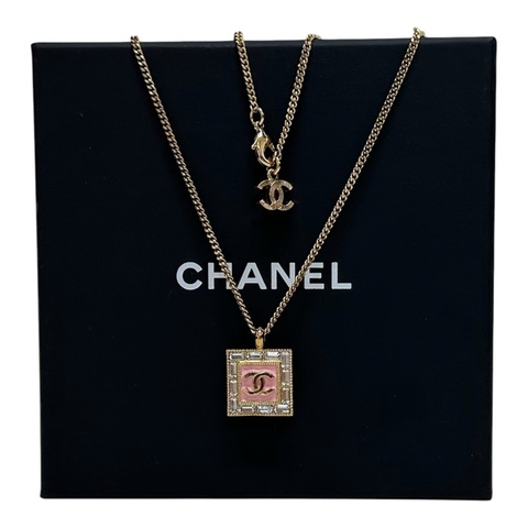 Chanel ABD192 Necklace 方形吊墜項鍊