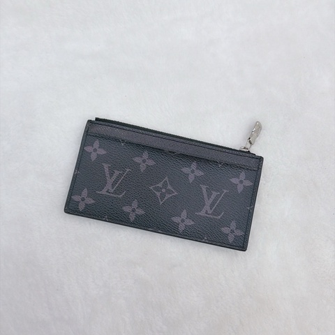 莉亞精品♡ LV M29656 黑老花卡夾 二手美包