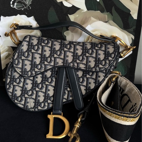 迪奧/Dior  M0447CTZQ_M928馬鞍小號 19年編碼款