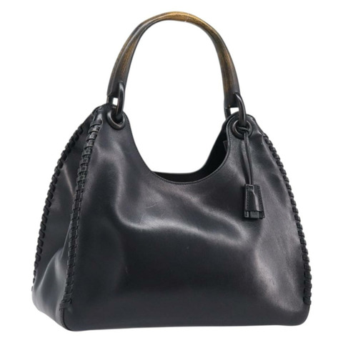 GUCCI 黑色真皮單肩包 106236 正品 202694V