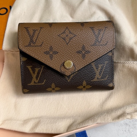 LV 三折夾 拼色