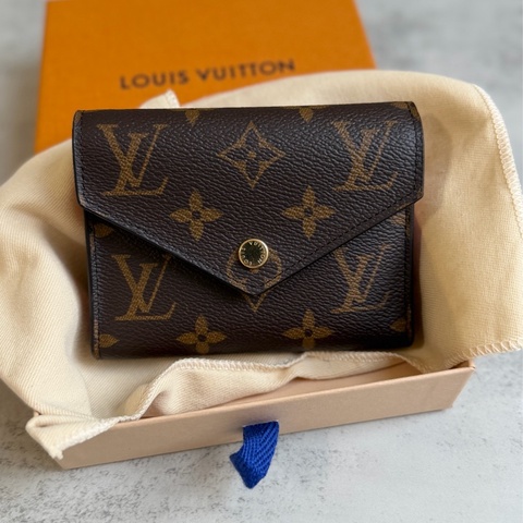 LV 三折夾 粉色
