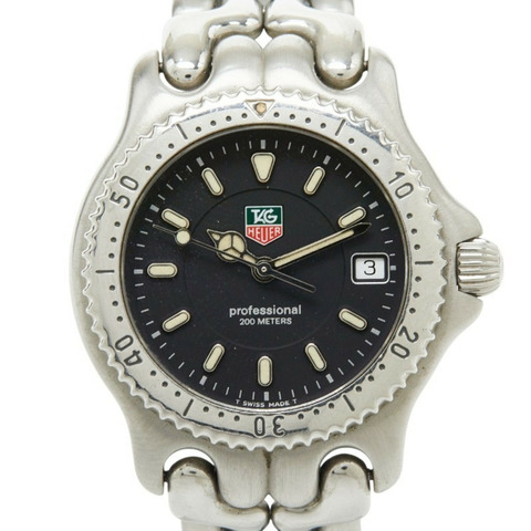 TAG Heuer Cell Professional 200 男童腕錶 WG1214-KO 石英黑色錶盤不鏽鋼女錶
