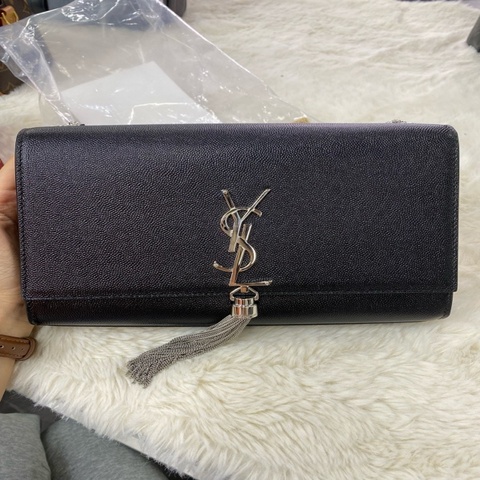 YSL 聖羅蘭 流蘇 kate 黑銀