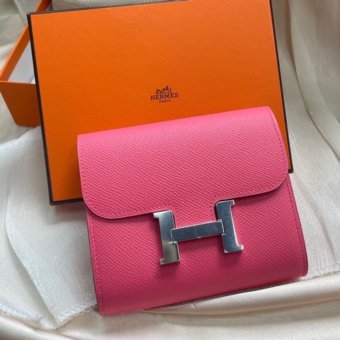 愛馬仕Hermes 康康錢包 唇膏粉 A刻