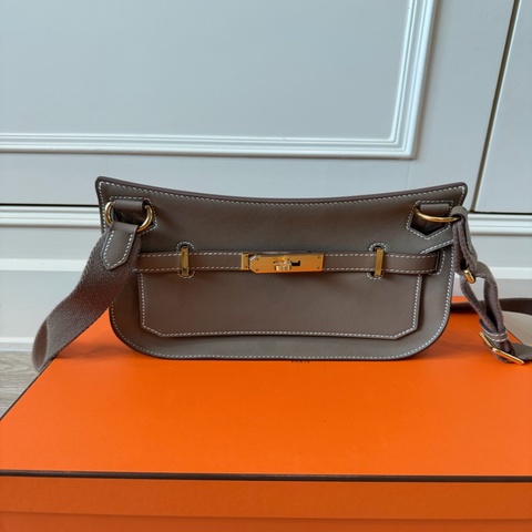 Hermes Jypsiere mini 愛馬仕吉普賽mini 大象灰金swift皮
