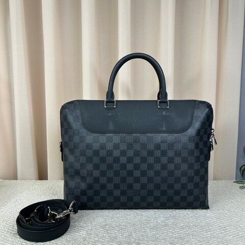 Louis Vuitton 黑色棋盤格電腦公事包