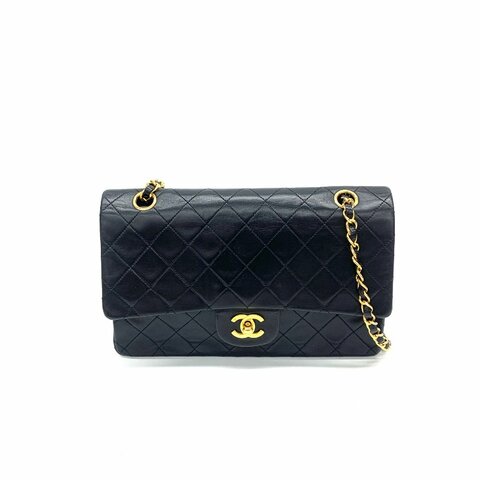 Chanel 黑金 CF 中號 1開 肩背包
