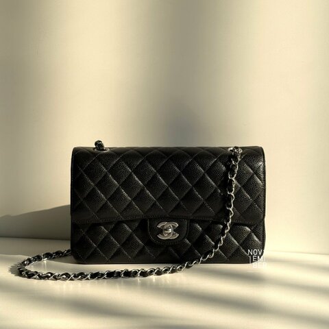 99新🆕 全配有購證🙌🏻 Chanel 香奈兒 CF25 黑色銀釦