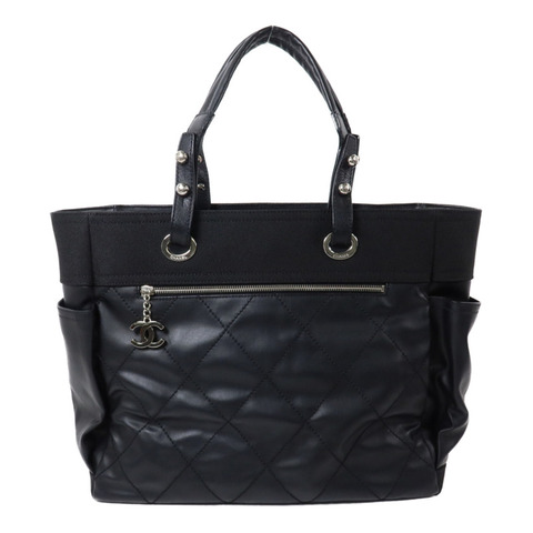 CHANEL 塗層帆布Paris Biarritz手挽袋