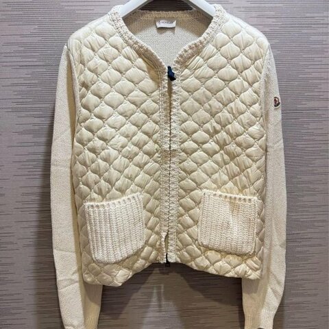 💎Han's house精品服飾💎moncler 羽絨 拼接 羊毛 外套 現貨 L  原價40800