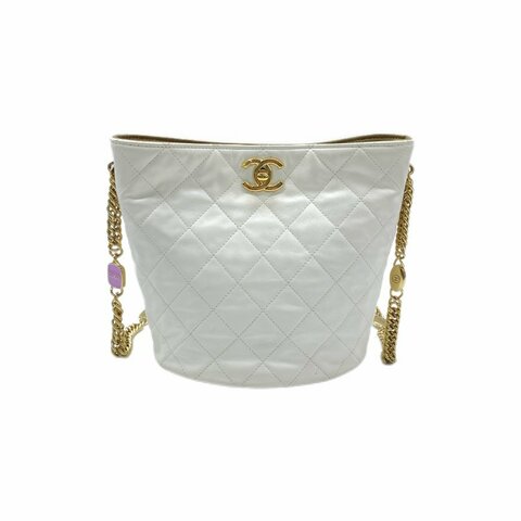 Chanel 白色 23c 嬉皮 琺瑯 肩背包