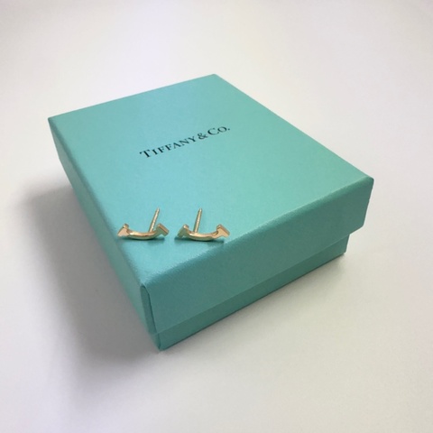 TIFFANY&CO.Smile耳環玫瑰金