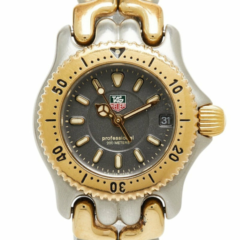 TAG Heuer 豪雅 Cell Professional 200 腕錶 WG1420-0 石英錶 灰色錶盤 不鏽鋼錶殼 女士款