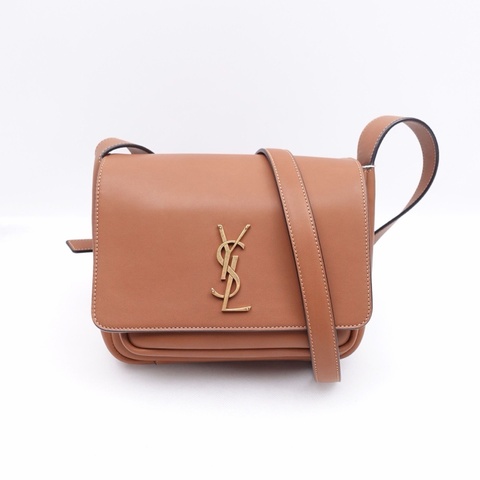 YSL 聖羅蘭Niki單肩包斜挎包常規牛皮棕色