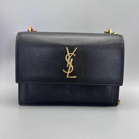 聖羅蘭/Saint laurent SUNSET系列  再生革 22 X 16 X 6.5釐米 。