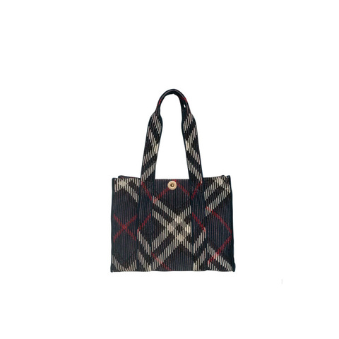 Small Check Knitted 托特包
