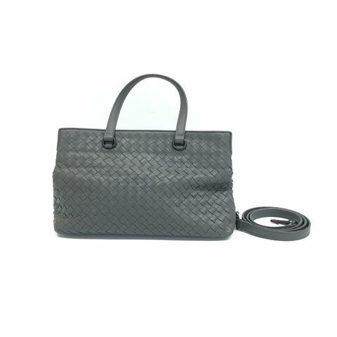BOTTEGA VENETA bv 灰色 編織 tote 肩背包