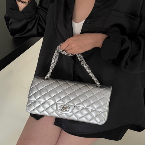 CHANEL✨CF30 JUMBO Coco30 香檳金色翻蓋包鏈條包 搭MIU MIU 超好看