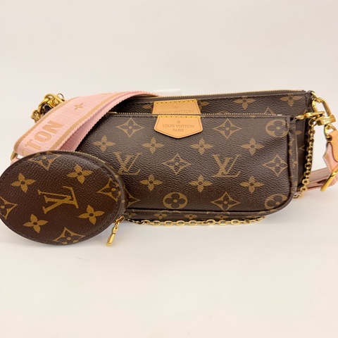 LV 老花5合一斜背包 晶片款M44840