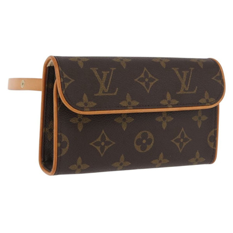 路易威登 Monogram Pochette Florentine 腰包 M51855 LV Auth 204738V