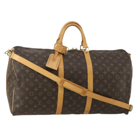 路易威登 Monogram Keepall Bandouliere 55 波士頓包 M41414 LV Auth 200406V